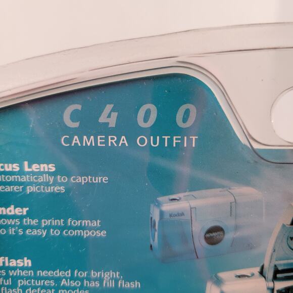 New Kodak Advantix C400 Camera Outfit f5.6 22mm Ektanar Lens NO FILM - Picture 9 of 16